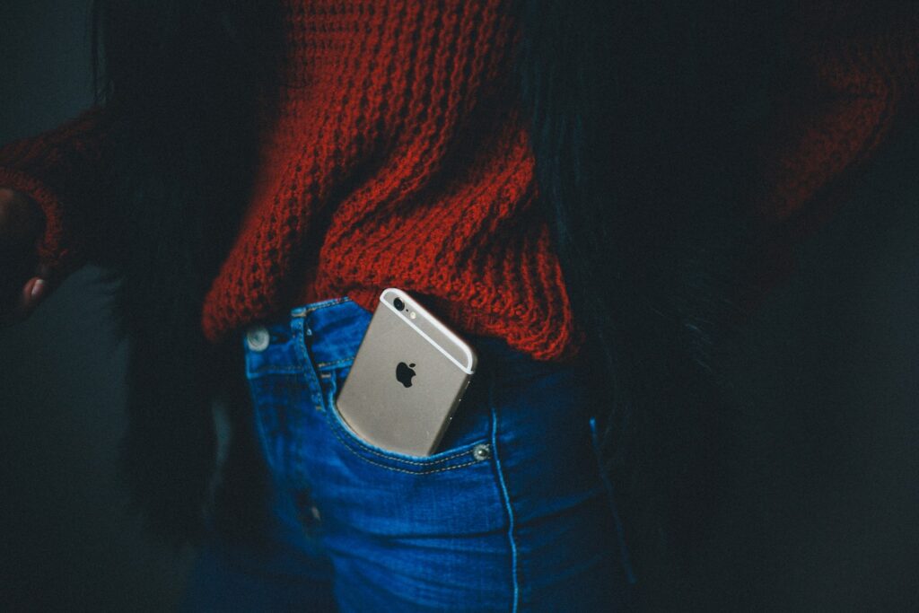 Phone in Jeans pocket