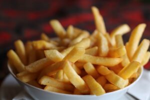 Why are potato chips called French fries?