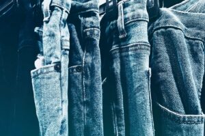 How did blue become the default colour for jeans?